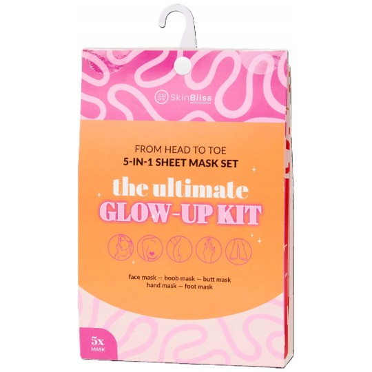 Skinbliss Lot de 5 Masques pour tout le Corps (de la Tête au Pieds)