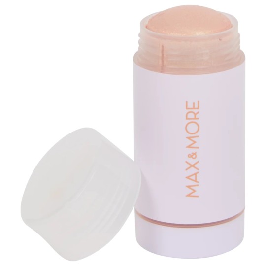 Max & More ستيك إضاءة للوجه والجسم - 30 غ - ذهبي، بنفسجي
