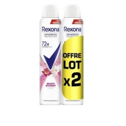 Rexona Déodorants Spray Bright Bouquet Lot de 2 Anti-Transpirant (2x200ml) Original