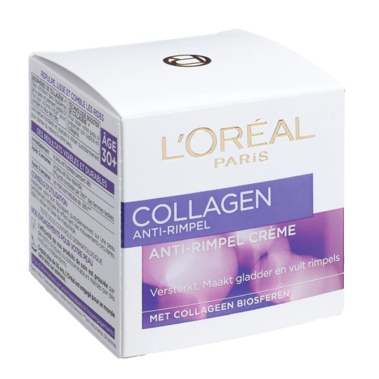 L'Oréal Paris Collagène Repulpeur Soin Anti-Rides - Peau Mature - 50ml