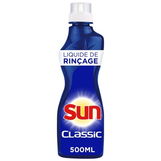 Sun Classic Liquide de Rinçage Lave-Vaisselle Triple Action - 500ml