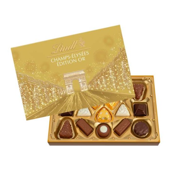 Lindt Champs-Elysées OR Assortiments de chocolats 181g