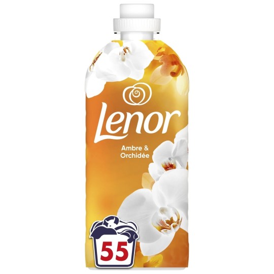 Lenor Ambre et Orchidée Adoucissant Textile - 55 Lavages
