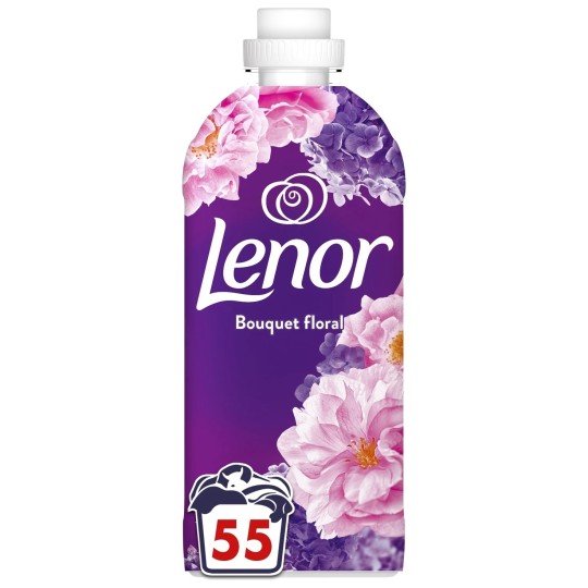 Lenor Bouquet Floral Adoucissant Textile - Fraîcheur Relaxante 24h - 55 Lavages