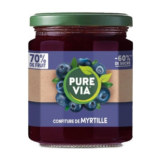 Pure Via Confiture de Myrtille - 300g