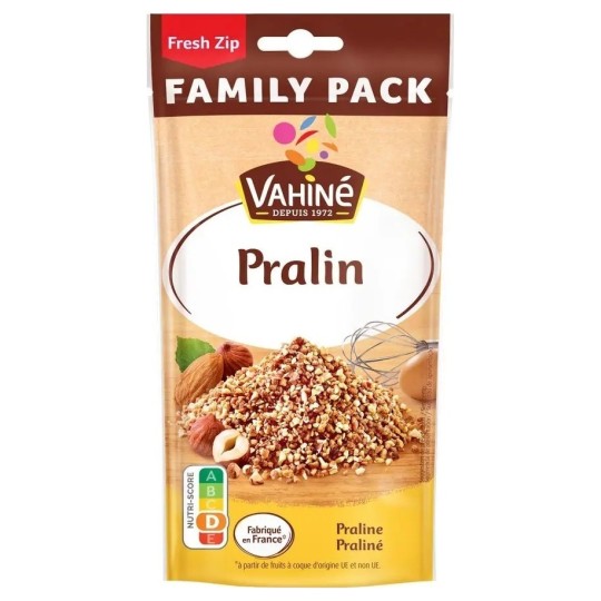 Vahine Pralin Mélange de Noisettes et Amandes Caramélisées - 200g