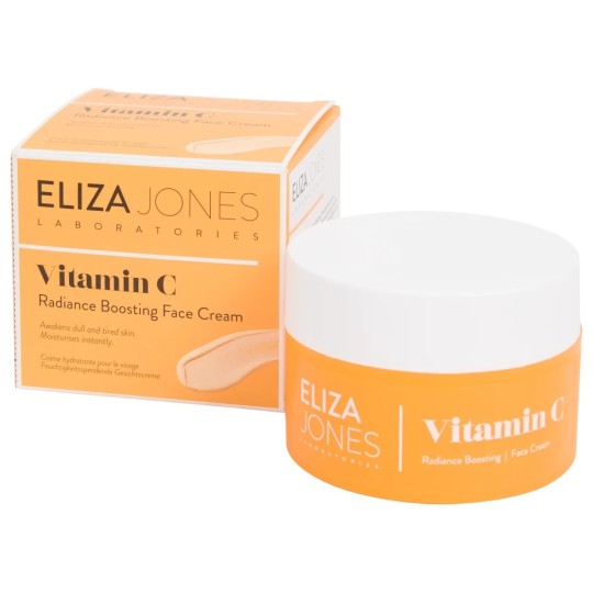 Eliza Jones Crème de Jour Visage Vitamine C- Tous Types de Peau - 50ml