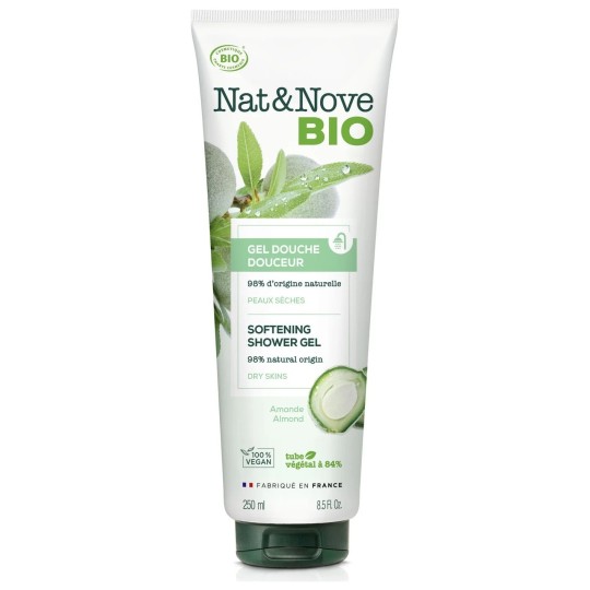 Nat&nove Bio Sweet Almond Shower Gel - 250ml