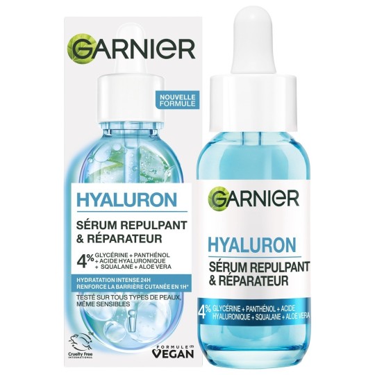 Garnier Skinactive Hyaluron Sérum Visage Repulpant et Réparateur - Tous Types de Peau - 30ml