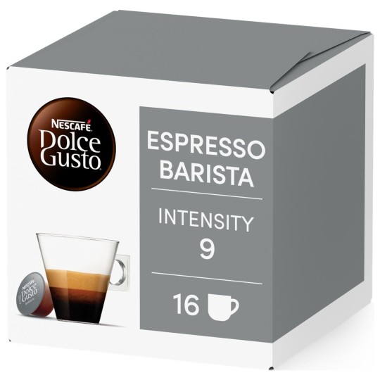 Nescafé Dolce Gusto Coffee Capsules Espresso Barista Intensity 9 - 16 Capsules