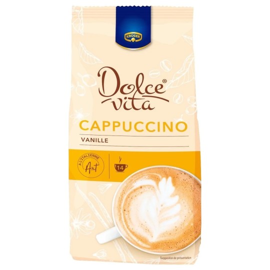 Dolce Vita Cappuccino à Préparer Saveur Vanille - 380g