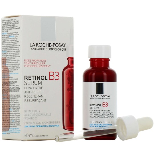 La Roche-Posay Retinol B3 Sérum Visage Anti-Rides Régénérant Resurfaçant au Rétinol 30ml
