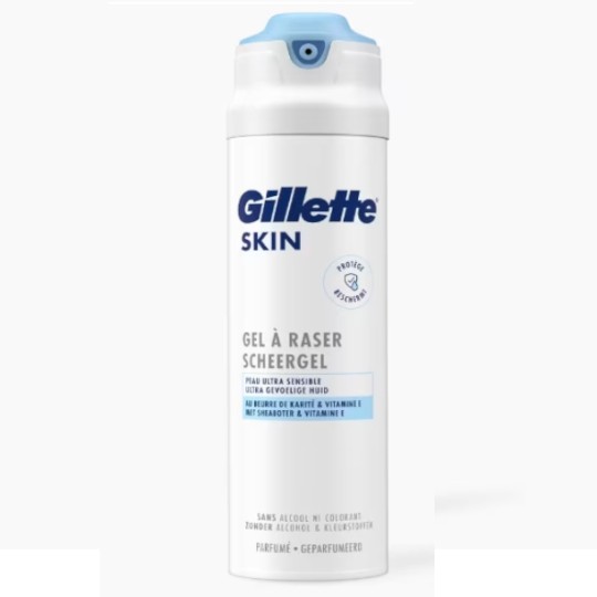 Gillette SKIN Gel de Rasage Peau Sensible 200ml