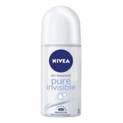 Nivea Pure Invisible Roll-On Deodorant For Women - 48h Protection - 50ml
