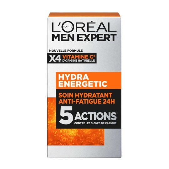 L'Oréal Paris Men Expert Soin Hydratant 24H Anti-Fatigue pour Homme 5 Actions Hydra Energetic - 50ml