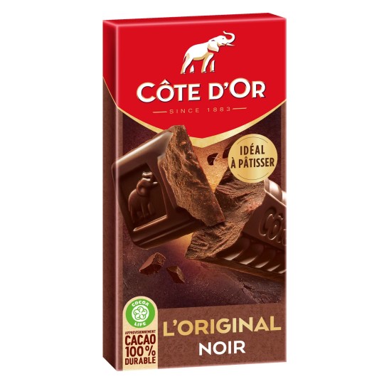 Côte d'Or Tablette de Chocolat l'Original Noir 200g