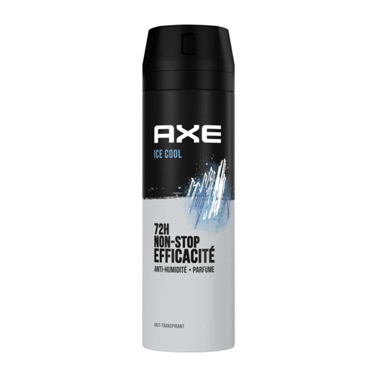 Axe Déodorant Spray Ice Cool Anti-Transpirant Homme 72h AntiHumidité 200ml