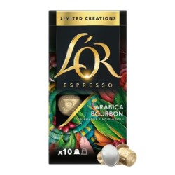 L'Or Arabica Bourbon Capsules Café Intensité 8 Compatibles Nespresso X10
