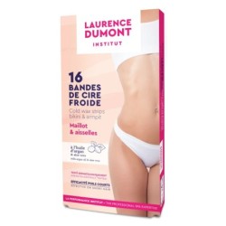 Laurence Dumont Bandes de Cire Froide - Aisselles et Maillot - Tous Types de Peau - 16 Bandes