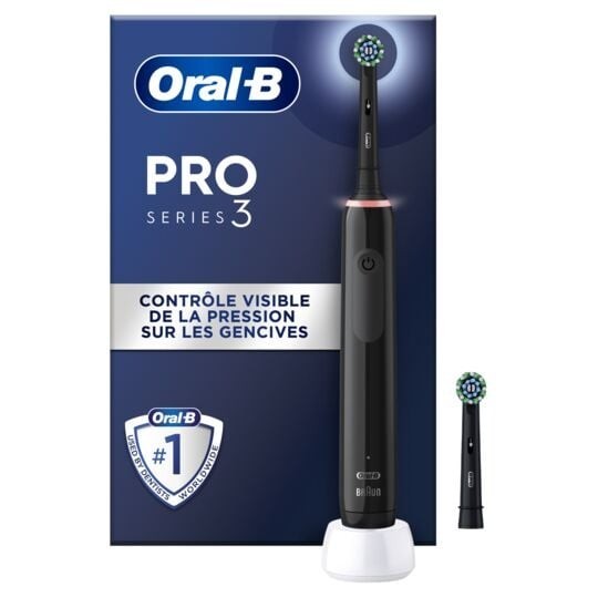 Oral-B Pro Cross Action Series 3 Brosse à Dent Électrique Noir