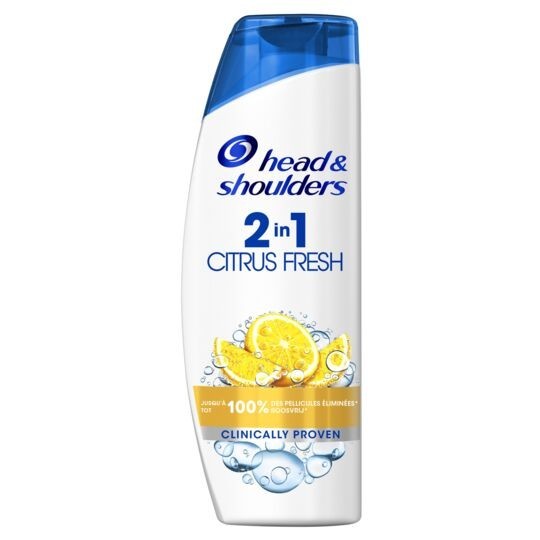 Head And Shoulders Citrus Fresh Shampoing Antipelliculaire 2 en 1 - 270ml