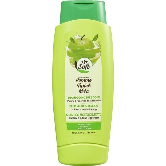 Carrefour Soft شامبو لطيف جدا بالتفاح - 500 مل