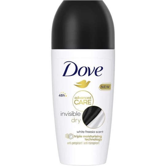 Dove Deodorant Bille Advanced Care Invisible Dry (Stick) 48h Fressia & Fleur de Violette 50ml
