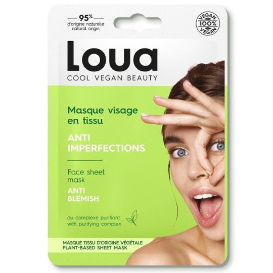 Loua Masque en tissu Visage Anti-Imperfections