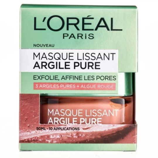 L'Oréal Paris Argile Pure Masque Visage Lissant - 50ml