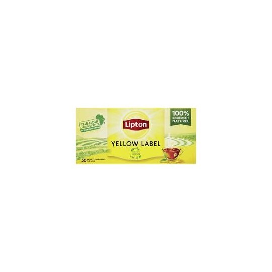 Lipton Thé Yellow Label 30 sachets 60g