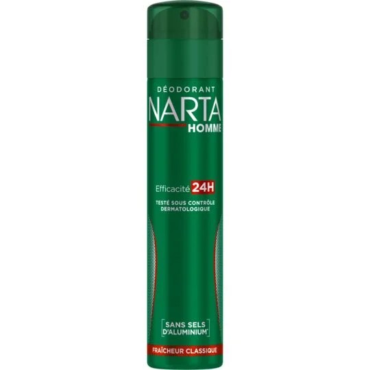 Narta Déodorant Spray Homme Efficacité 24h 200ml