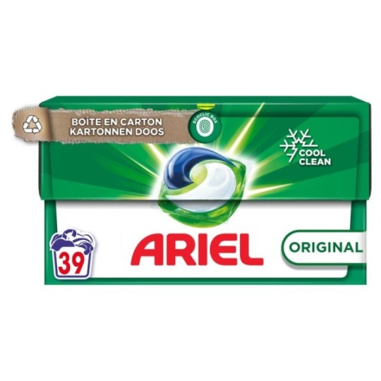 Ariel All-in-1 Pods Lessive Capsule Original Clean Fresh x39