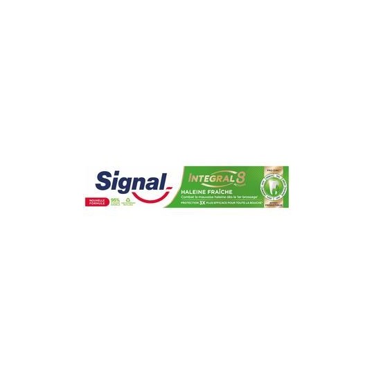 Signal Dentifrice Intégral 8 Haleine Fraîche Effet Prébiotique Protection Complète 75ml