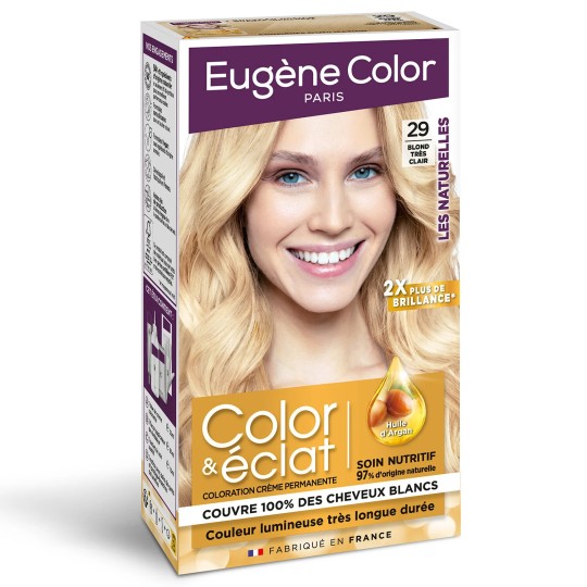 Eugène Color Color & Eclat Les Naturelles Coloration Ultra Couvrante Blond Très Clair 29