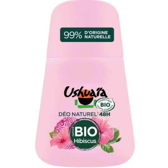 Ushuaia Hibiscus Déodorant Bille Bio - Protection 48h - 50ml