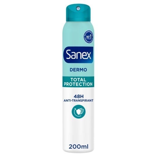 Sanex Déodorant Dermo Total Protection Anti-Transpirant 200ml