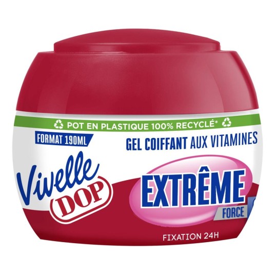 Vivelle Dop Gel Coiffant Fixation Extrême 8 - 190ml
