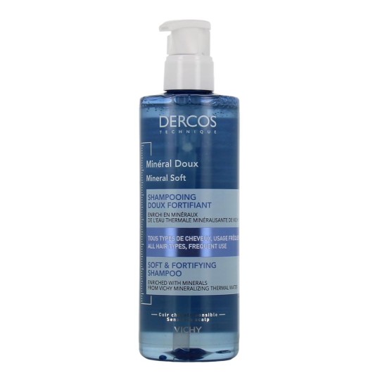 Vichy Dercos Shampooing Fortifiant - Tous Types de Cheveux - 400ml