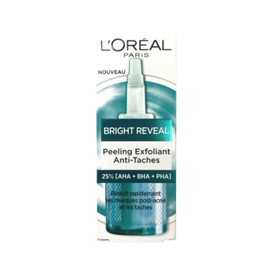 L'Oréal Paris Bright Reveal Peeling Exfoliant Anti-Taches - Peau Tachée - 25ml