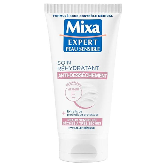 Mixa Soin Réhydratant Anti-Dessèchement - Peau Sensible - 50ml