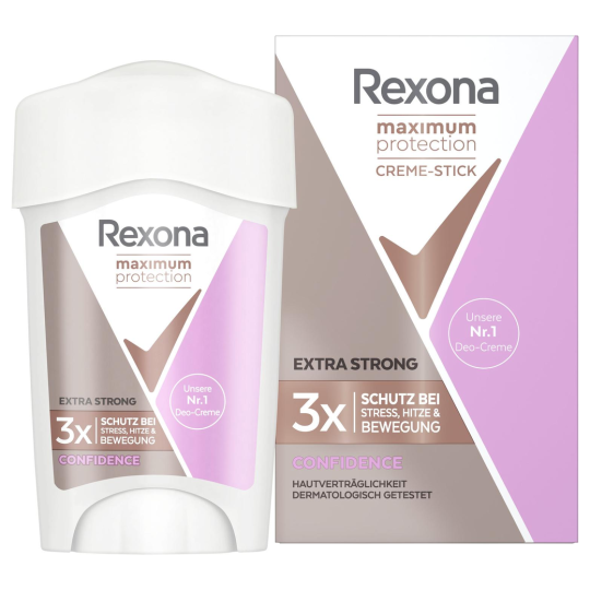 Rexona Confidence Déodorant Roll-On Femme Anti-Transpirant - Protection 96h - 45ml