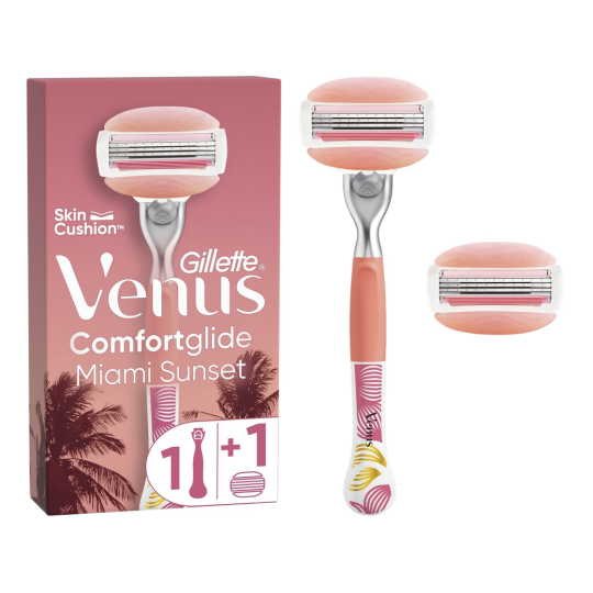 Gillette Venus Miami Sunset Rasoir Femme - 1 Manche + 2 Recharges
