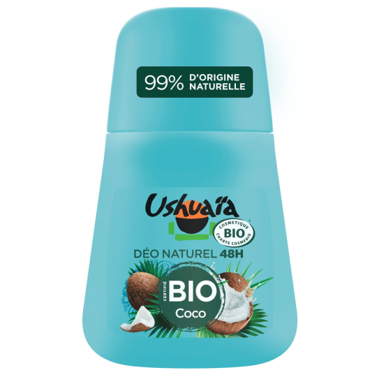 Ushuaia Bio Déodorant Bille - Protection 48h - Coco - 50ml