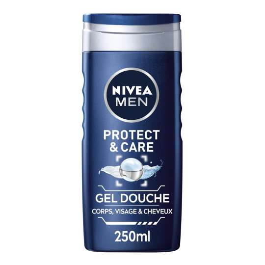 Nivea Men Protect & Care Gel Douche 3en1 - Toutes Peaux - 250ml
