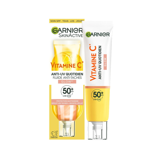 Garnier Skinactive Soin Visage Fluide Anti-Tâches Vitamine C - Peau Mature - 40ml