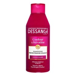 Dessange Shampoing Couleur and Kératine Protecteur de Couleur Cheveux Colorés 250ml