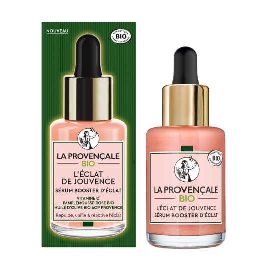 La Provençale Bio l'Eclat de Jouvence Sérum Visage Booster d'Éclat - Peau Mature - 30ml