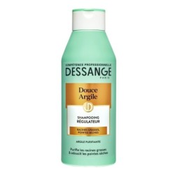 Dessange Shampoing Douce Argile Anti-Dessèchement pour Cheveux Gras 250ml