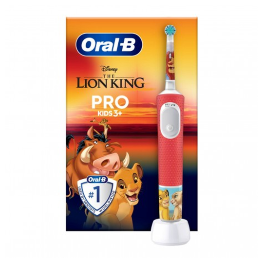 Oral-B Pro Kids Brosse à Dents Électrique le Roi Lion - Enfants à Partir de 3 Ans - 1 Manche + 1 Tête