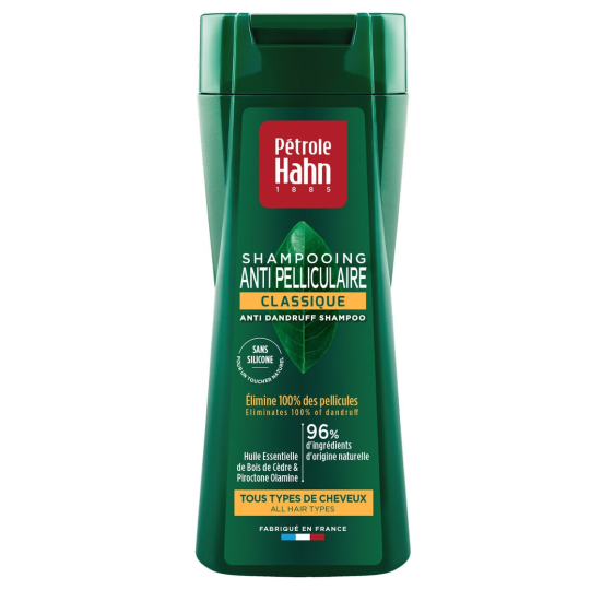Petrole Hahn Classique Shampoing Anti-Pelliculaire - Tous Types de Cheveux - 250ml